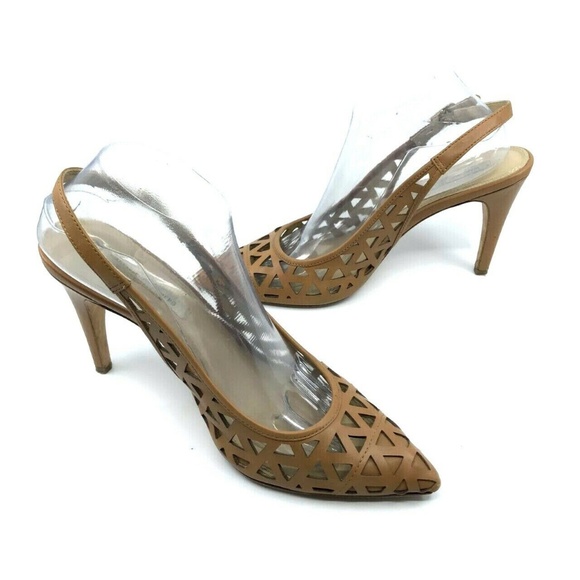 Diane VonFurstenberg Slingback High Heels Sz 10M - Picture 3 of 8